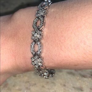 Diamond XO bracelet.